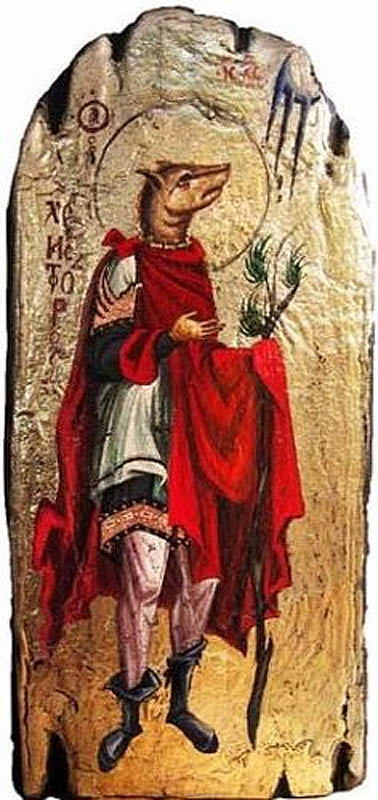 Poemas del río Wang: Dog-headed Saint Christopher